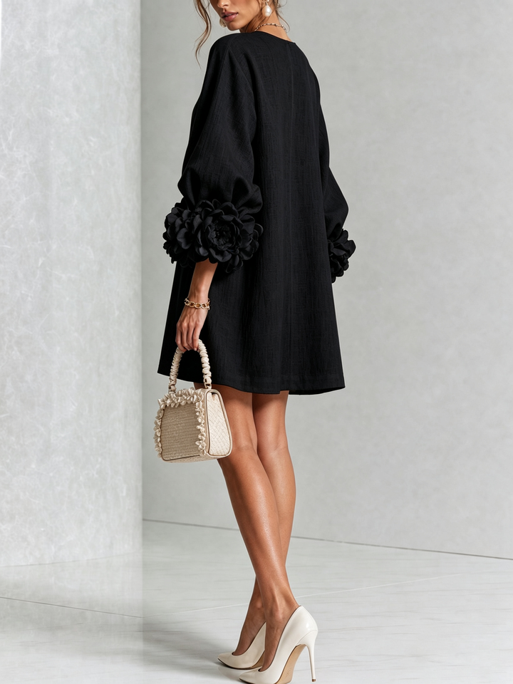 Leonie long sleeve midi dress – image 24