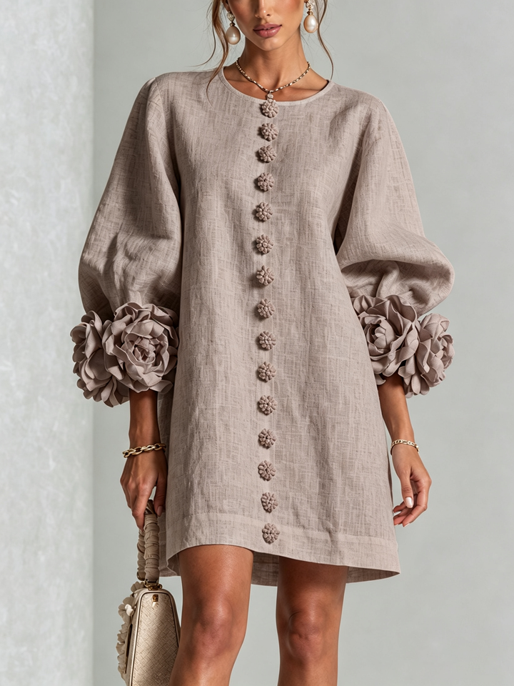 Leonie long sleeve midi dress – image 11