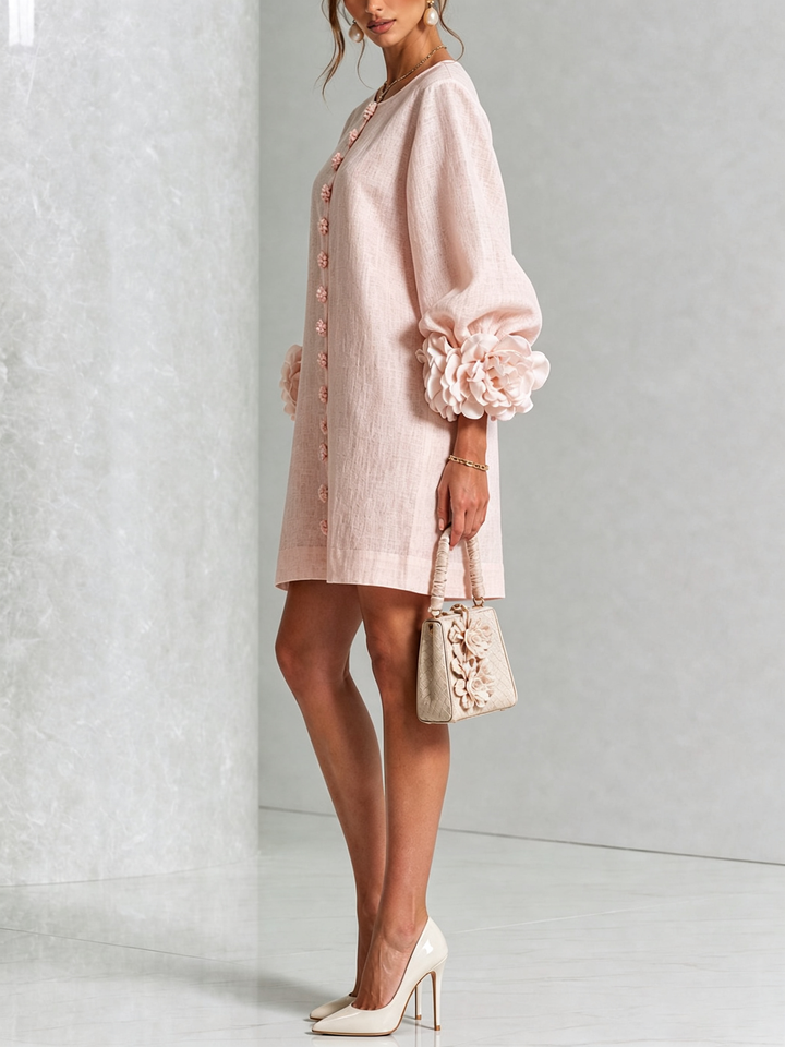 Leonie long sleeve midi dress – image 26