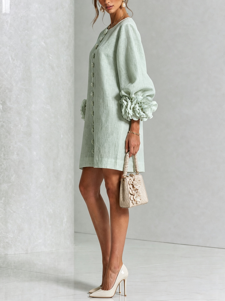 Leonie long sleeve midi dress – image 35