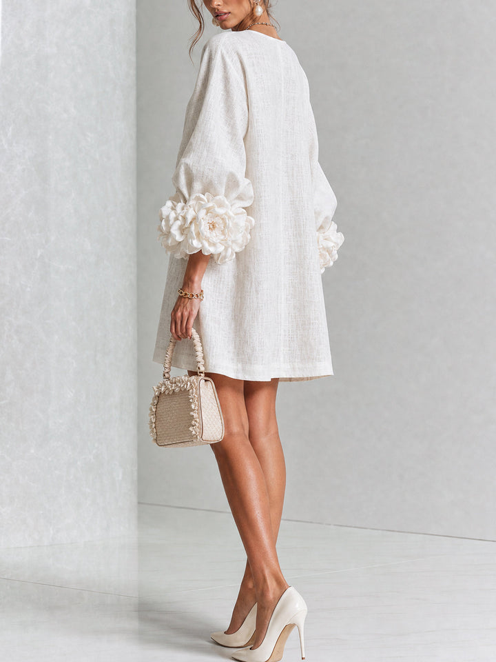 Leonie long sleeve midi dress – image 13