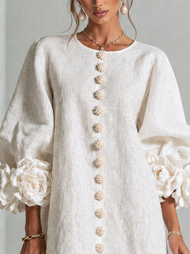 Leonie long sleeve midi dress – image 15