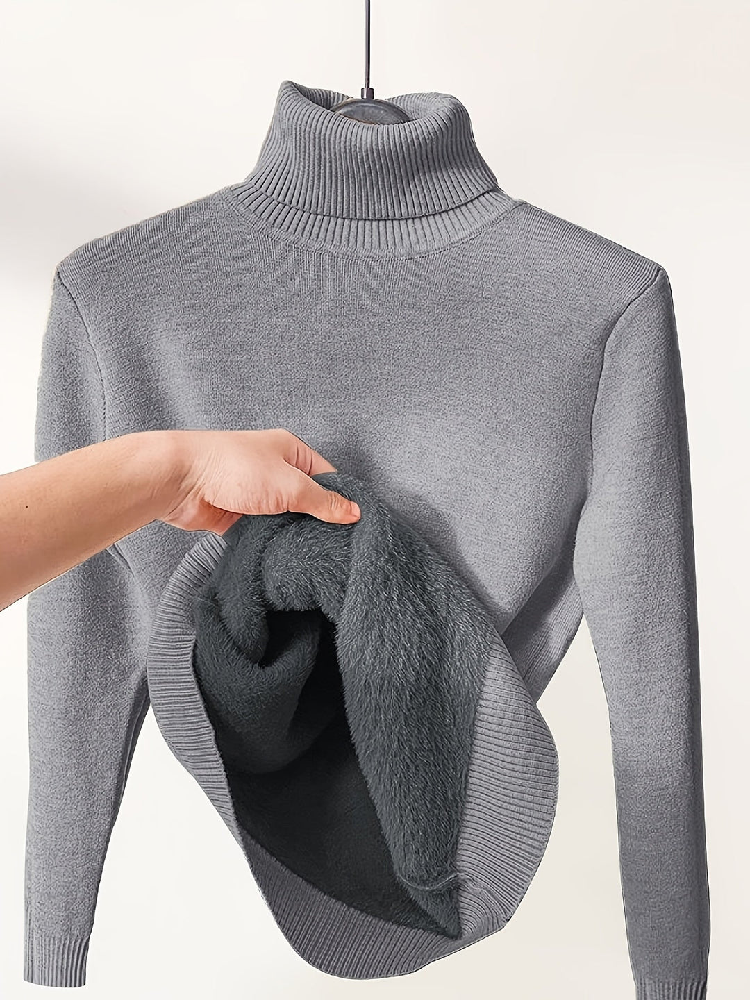 Femke high neck tunic jumper – image 7