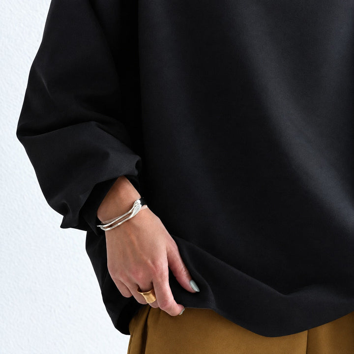 Eliana roll neck jumper, back view