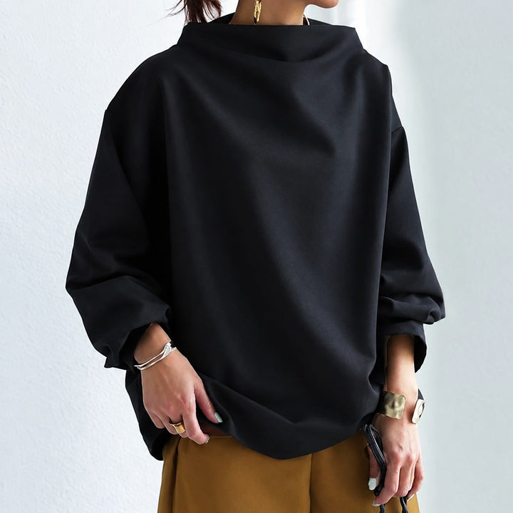 Eliana roll neck jumper in white