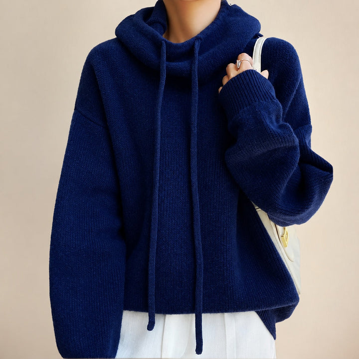 Eden merino wool jumper in brown