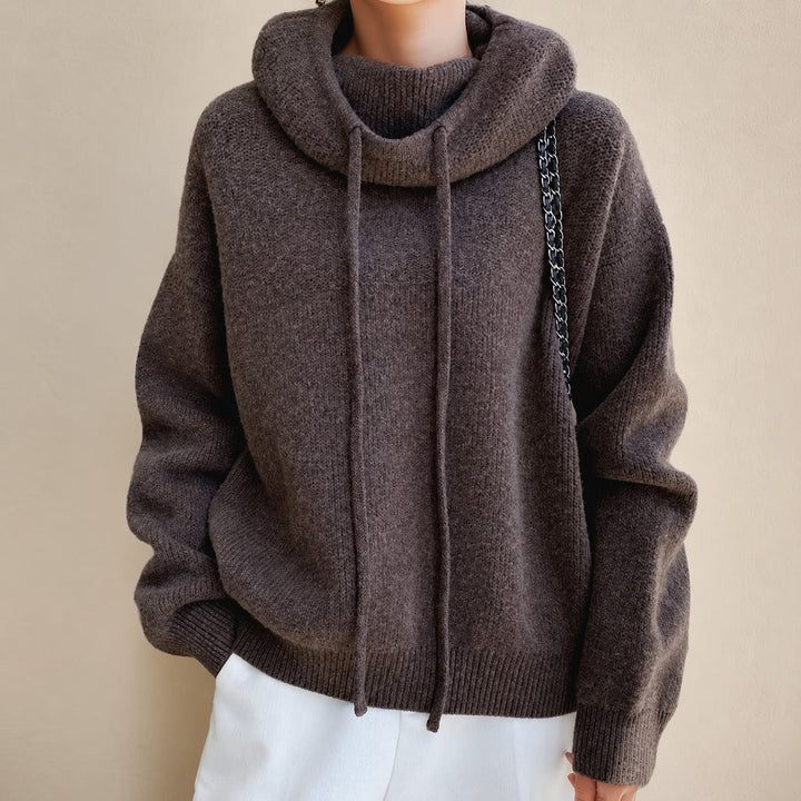 Eden merino wool jumper in grey