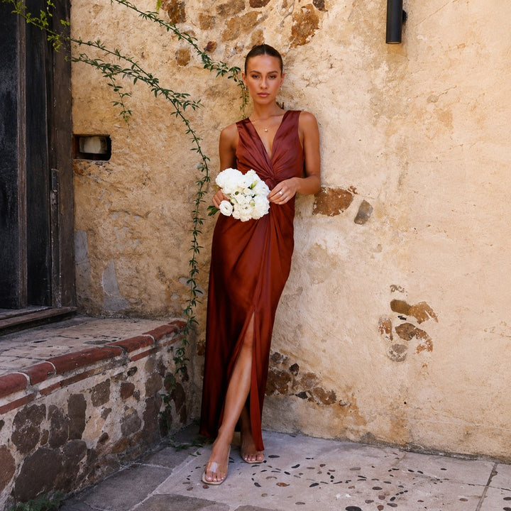 Xanthe maxi dress, styled view