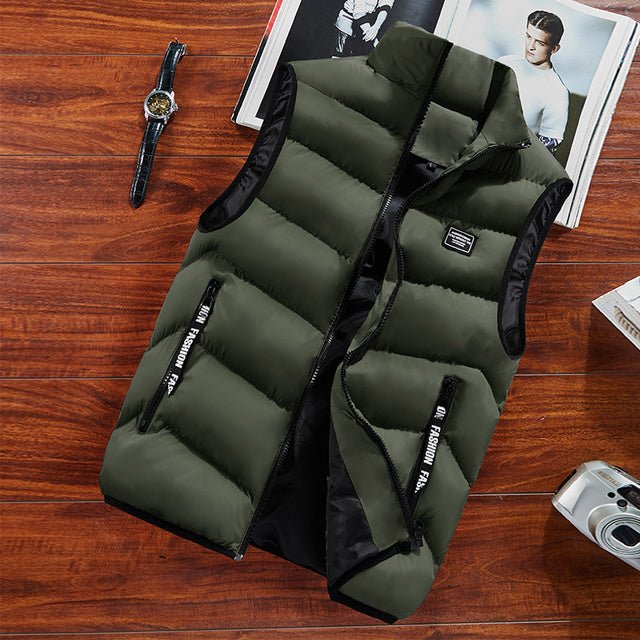 Alvilde padded zip up gilet – image 7