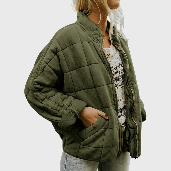 Maud tailored quilted puffer jacket