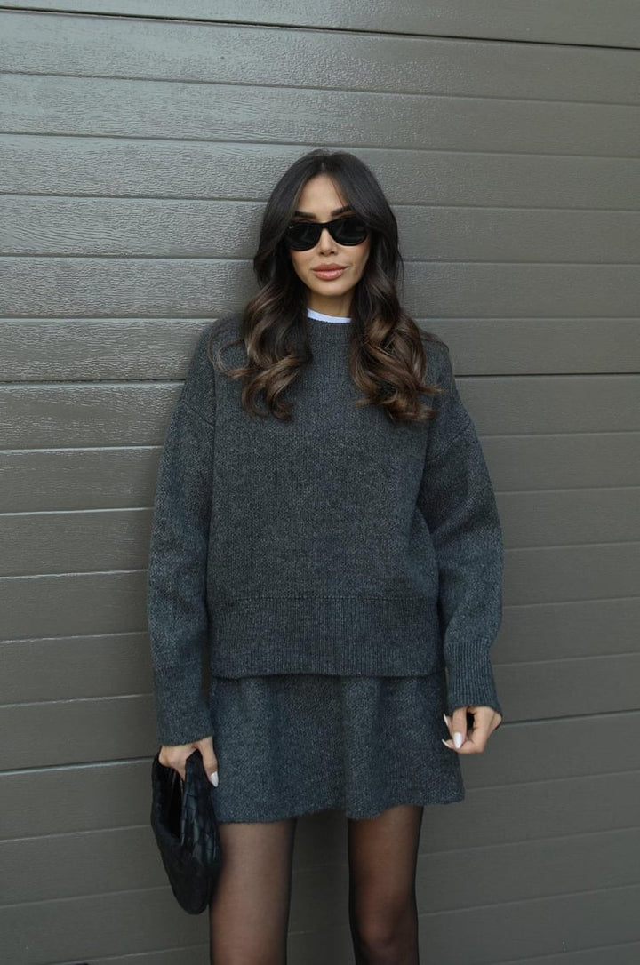 Hanna two piece knit jumper and skirt co-ord set, gallery image 19