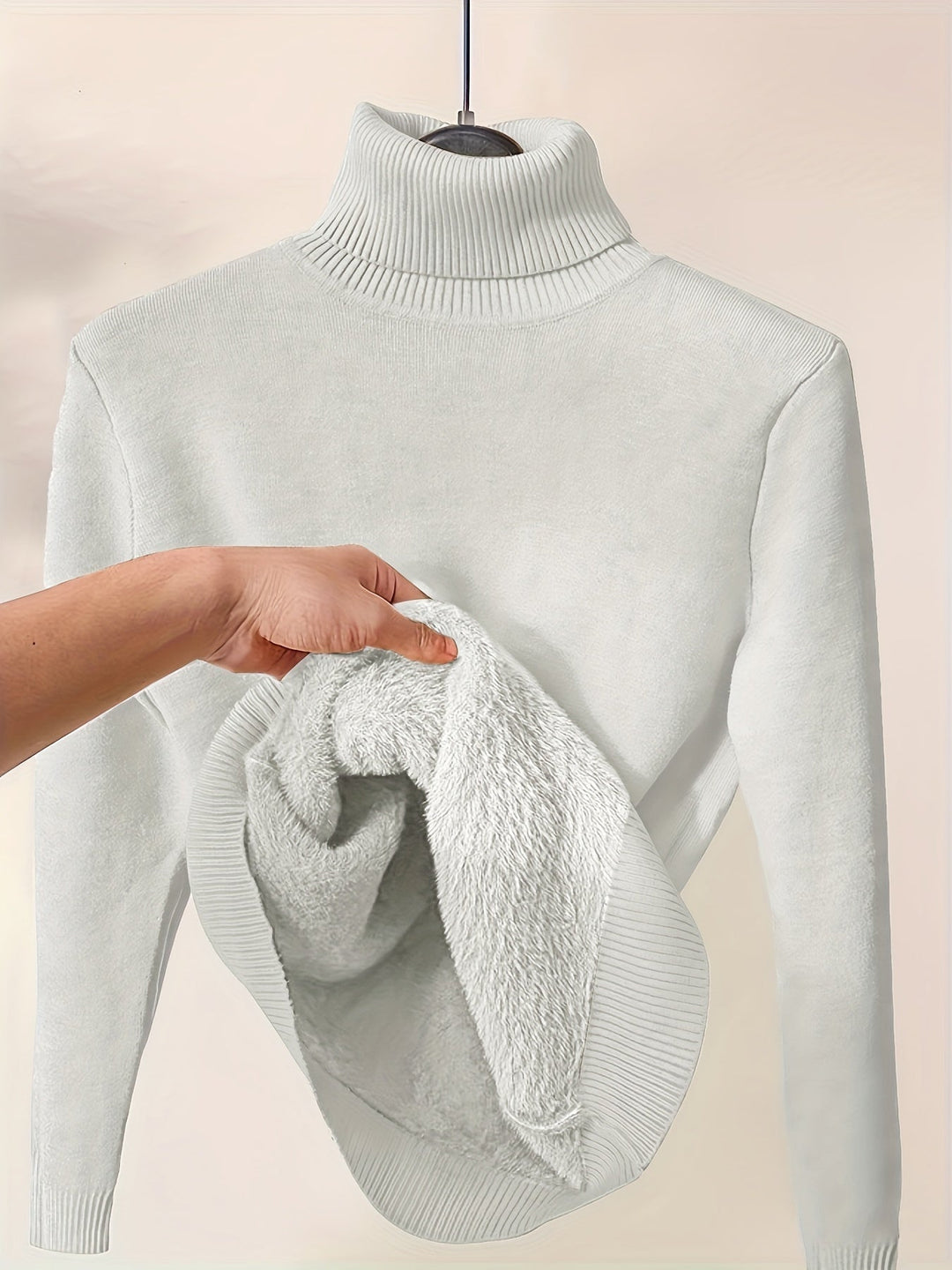 Femke high neck tunic jumper – image 3