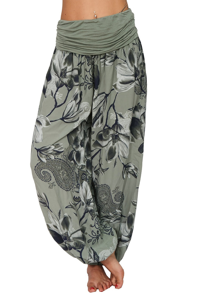 Cecilia Elegant Wide Leg Floral Print Trousers - image 3