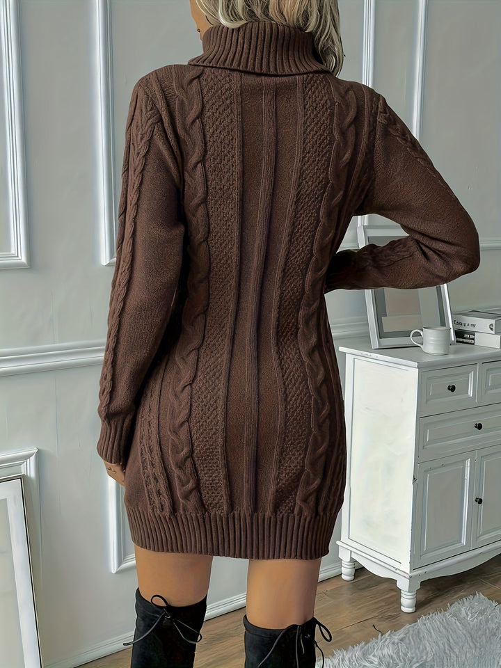 Tamsin cable knit bodycon mini dress – image 10
