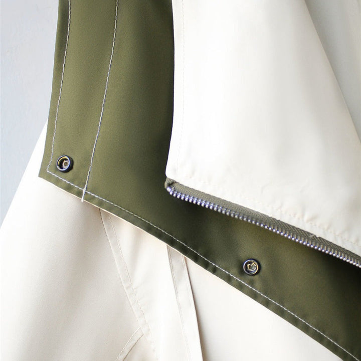 Thomasina hooded trench coat with drawstring waist – image 4