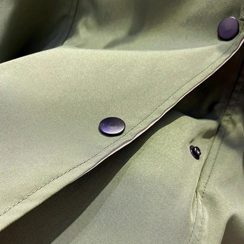 Thomasina hooded trench coat with drawstring waist – image 7