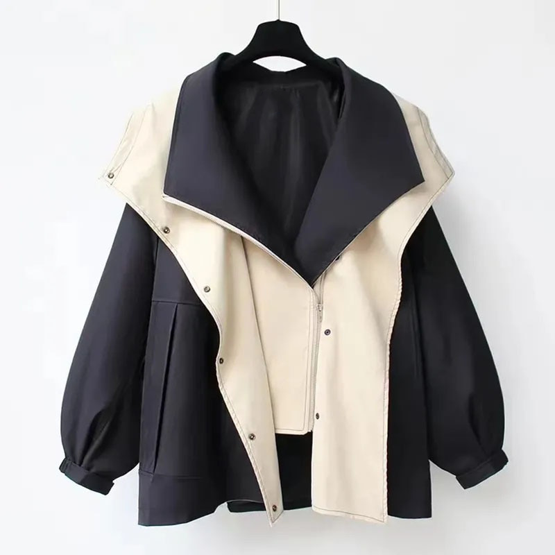 Thomasina hooded trench coat with drawstring waist – image 12
