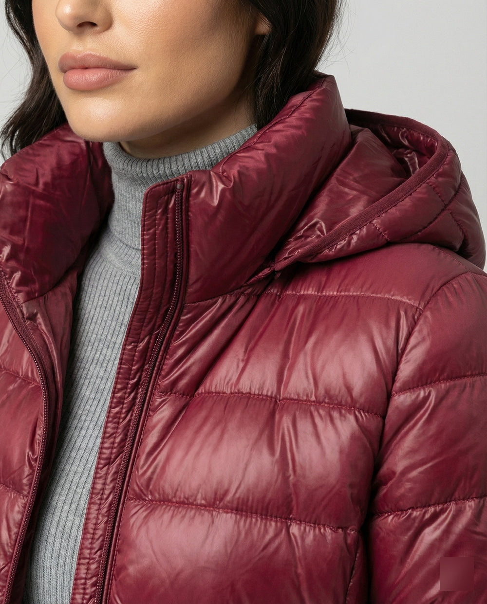 Hollie lightweight hooded puffer jacket – image 2