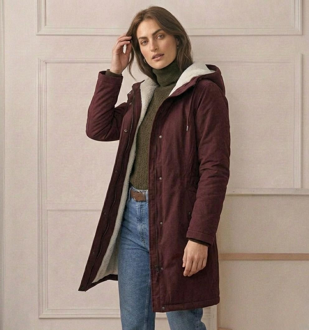 Signe longline fleece lined parka, gallery image 9