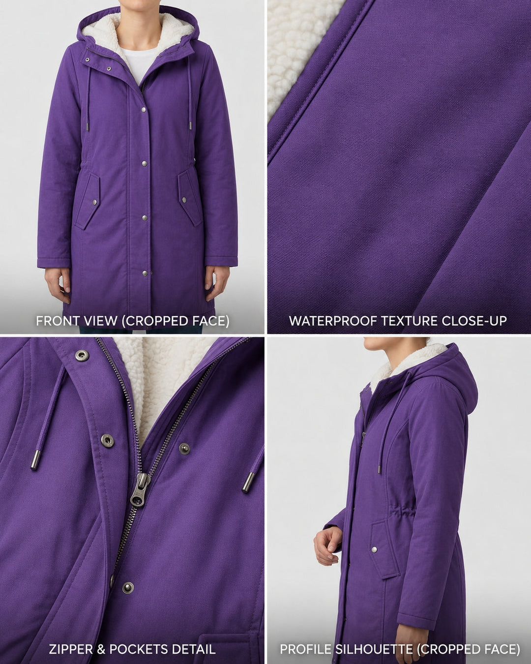 Signe longline fleece lined parka, gallery image 16