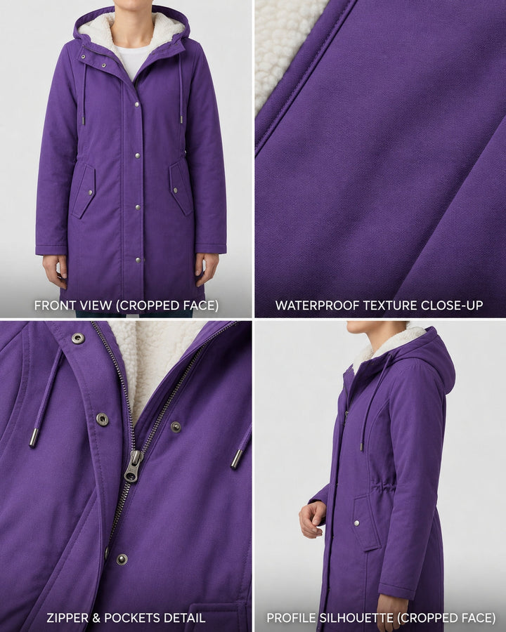 Signe longline fleece lined parka, gallery image 16