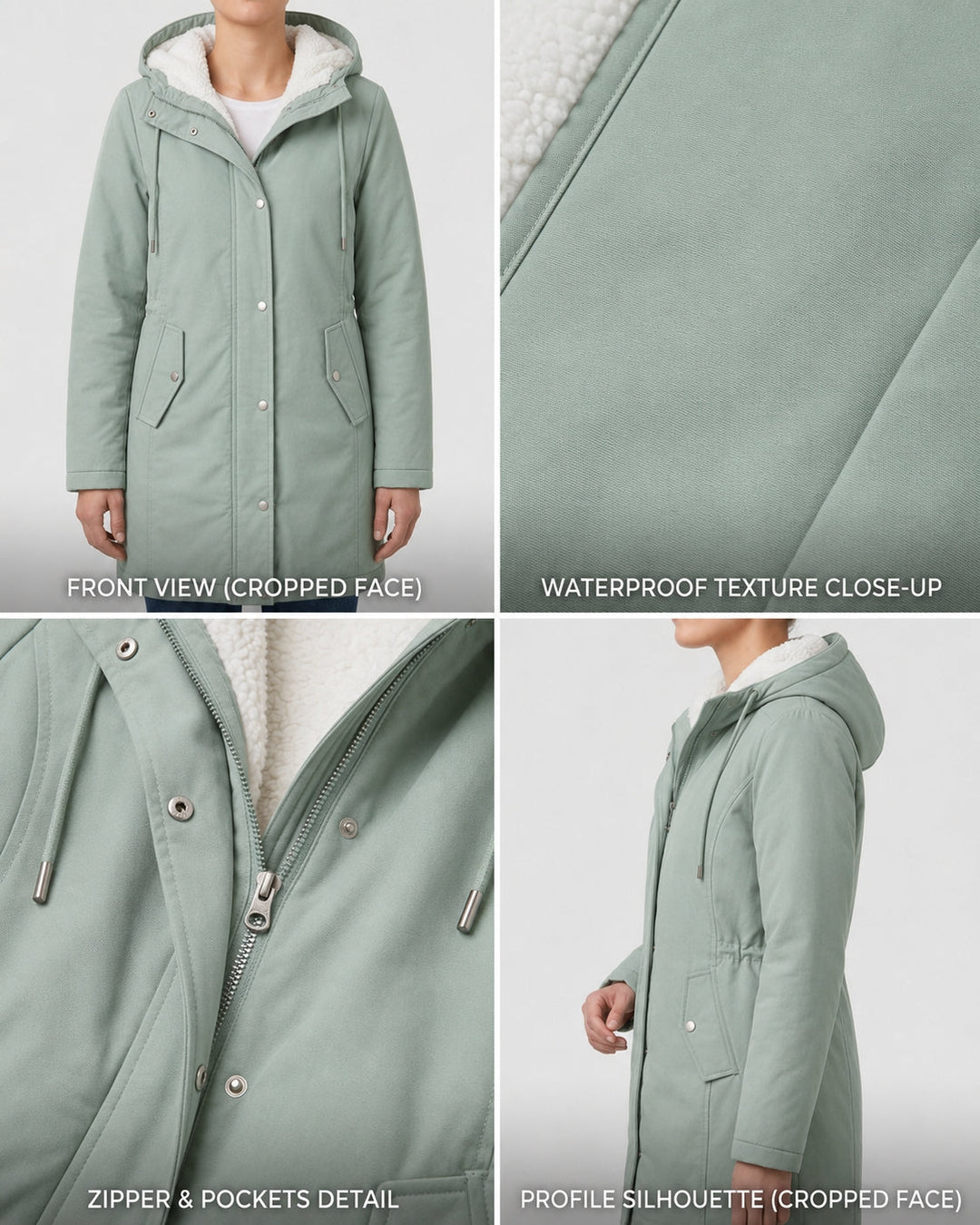 Signe longline fleece lined parka, gallery image 18