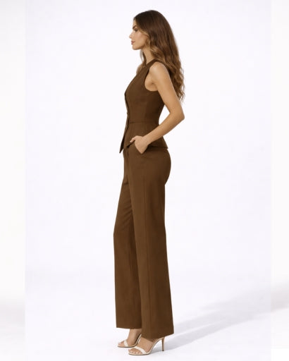 Halle waistcoat and trouser set, detail