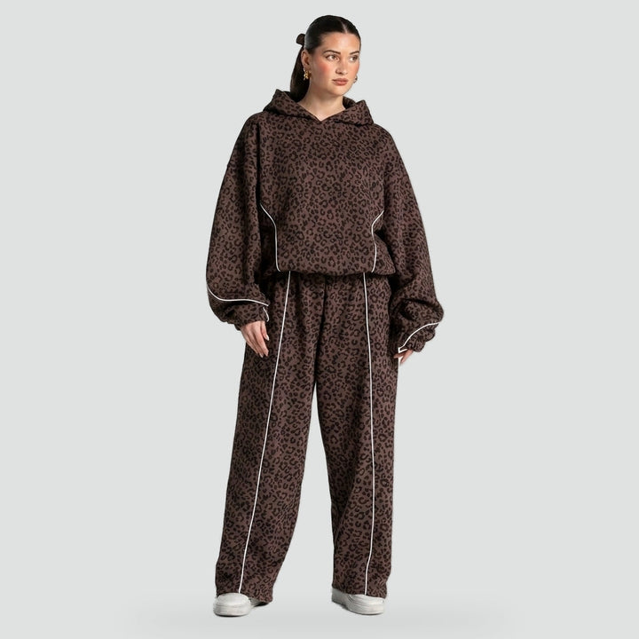 Dana hoodie and trouser set in light grey