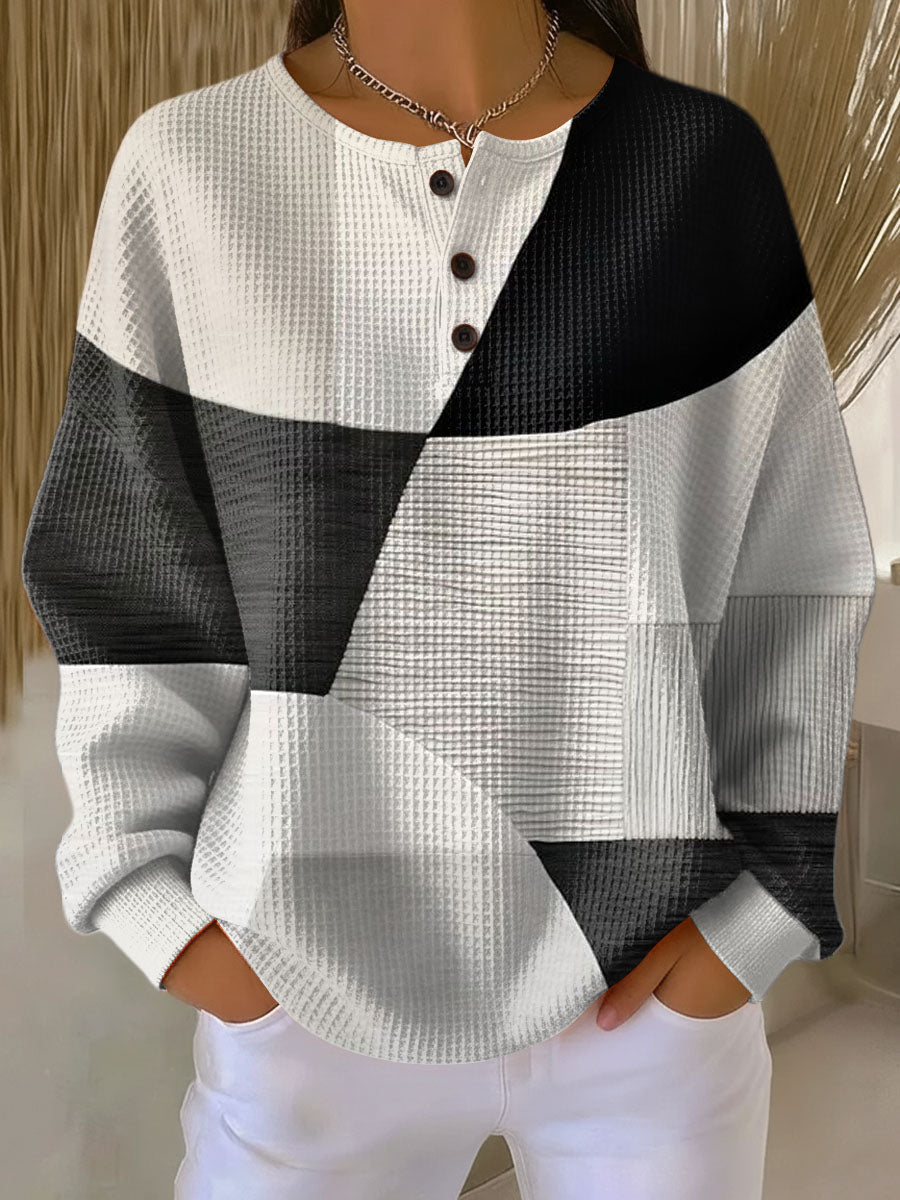 Tove waffle knit jumper – image 3