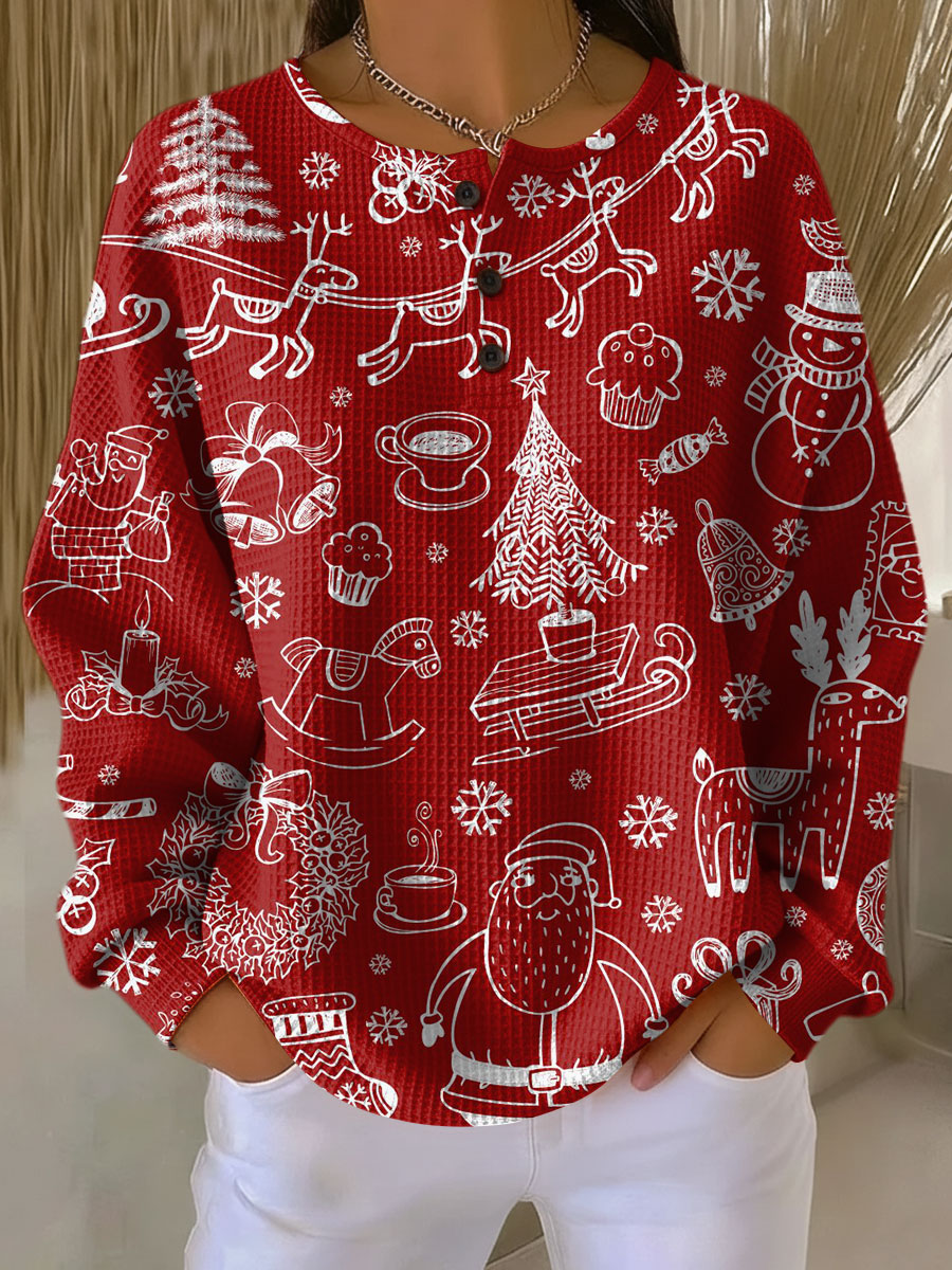 Tove waffle knit jumper – image 13