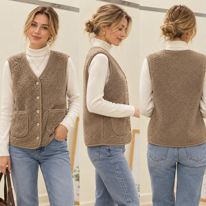 Bethany classic sleeveless vest jacket – image 4