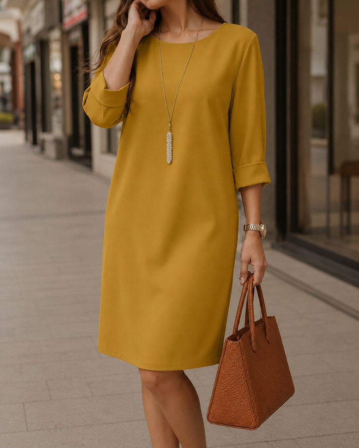 Tuva flowing midi dress – image 7