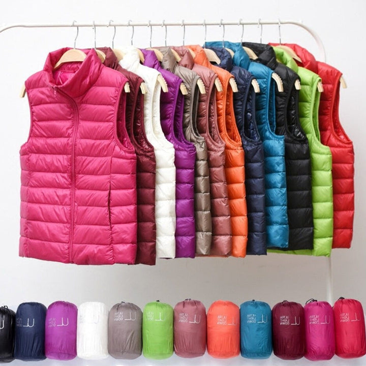 Tegwen lightweight padded zip gilet – image 13