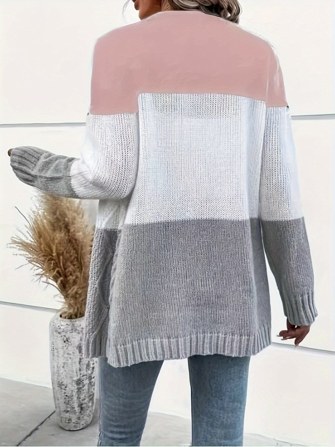 Sylvie patchwork knit cardigan – image 12