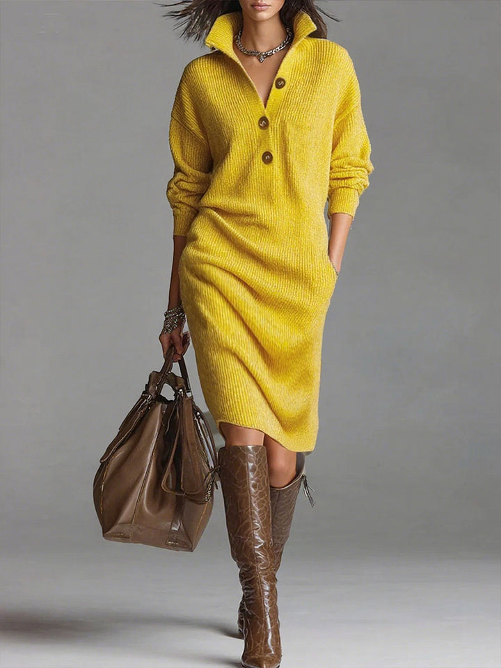 Celeste ribbed knit midi dress – image 8