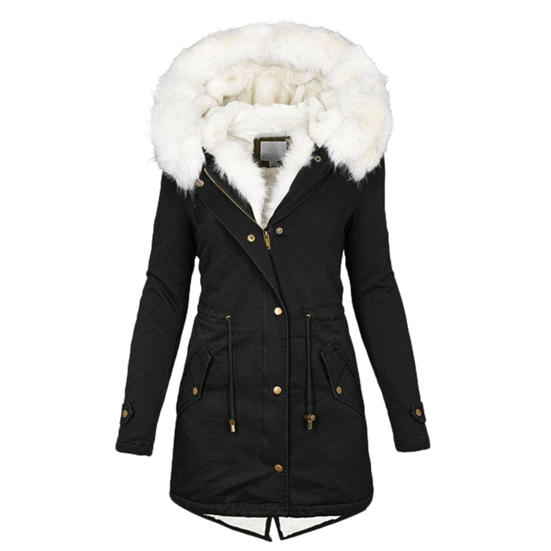 Kjellaug fleece lined winter jacket with detachable hood