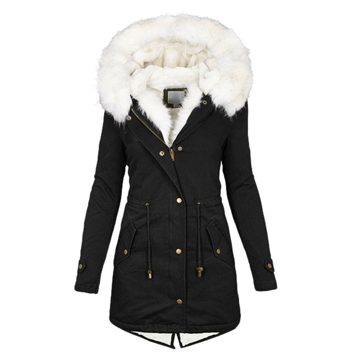 Kjellaug fleece lined winter jacket with detachable hood