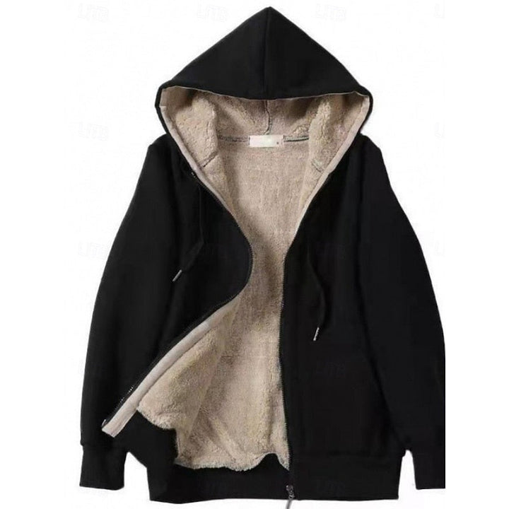 Briony soft lined hooded jacket with zip