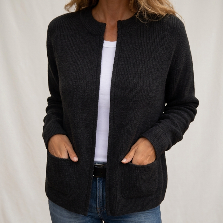 Oddny zip up knit cardigan – image 3