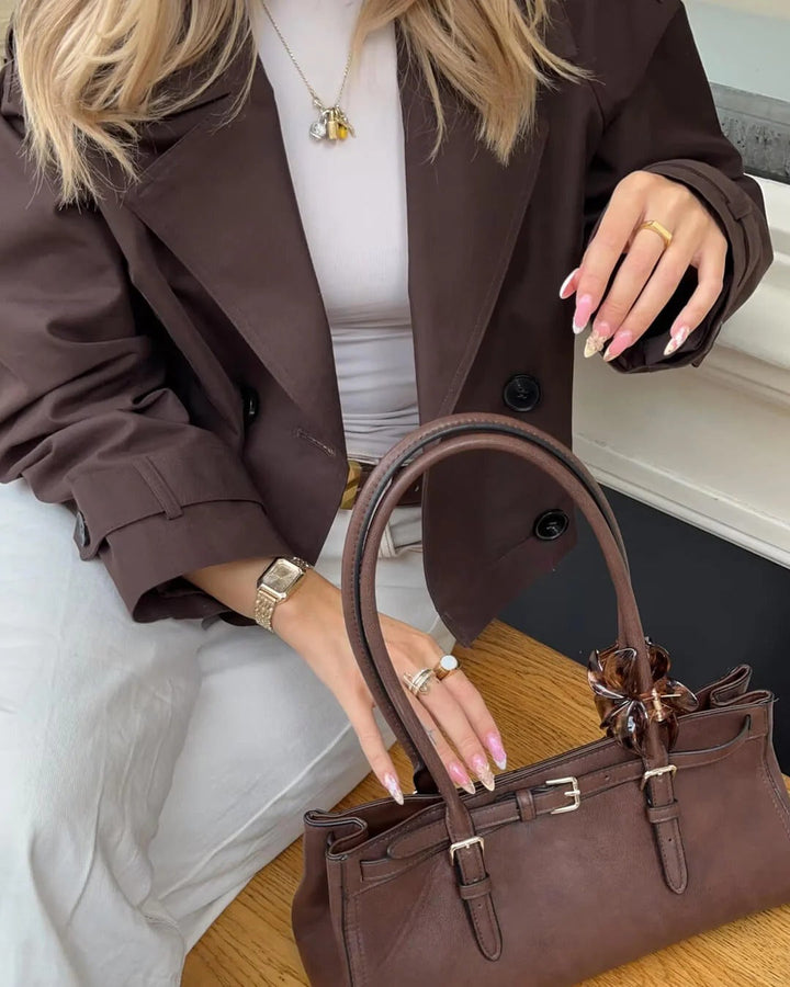 Beatrix | Elegant Short Trench Coat