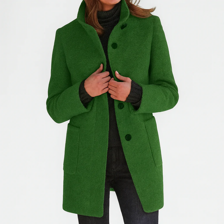 Dorothea fitted button front coat – image 5