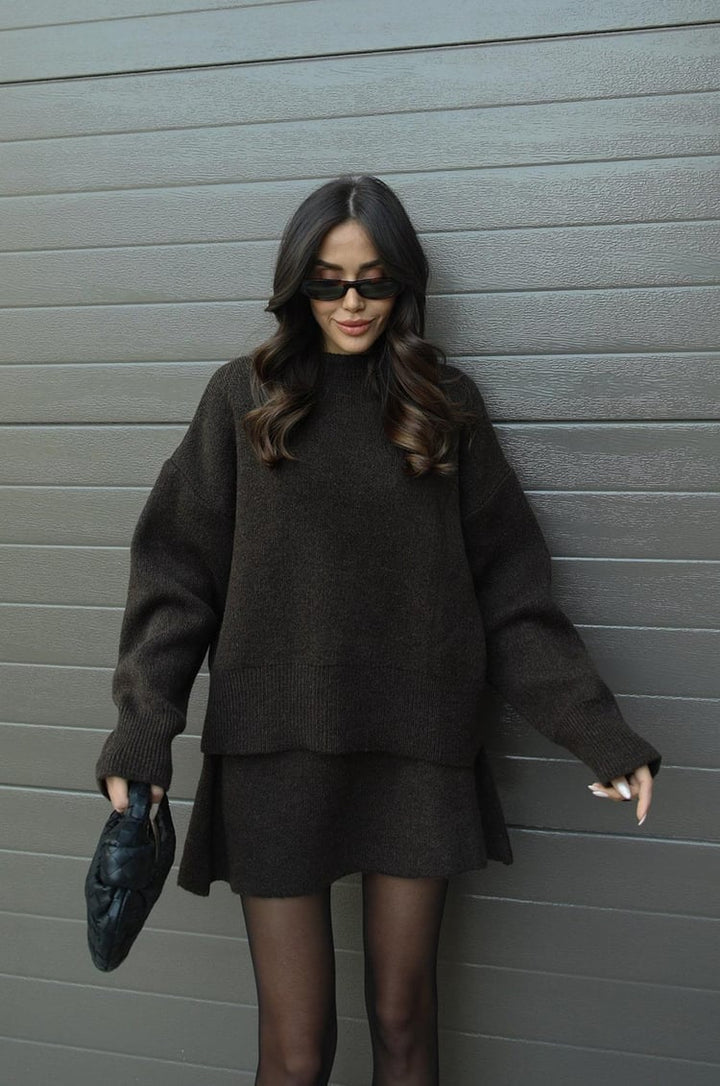 Hanna two piece knit jumper and skirt co-ord set, gallery image 27