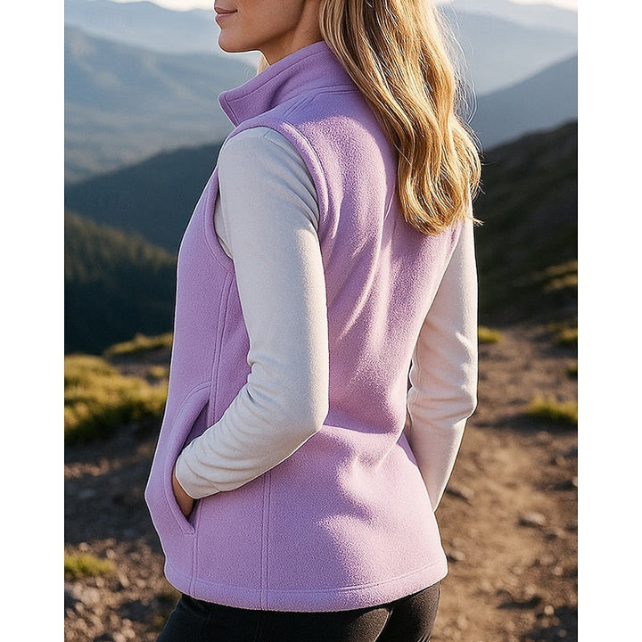 Chloe sleeveless vest jacket with pockets – image 2