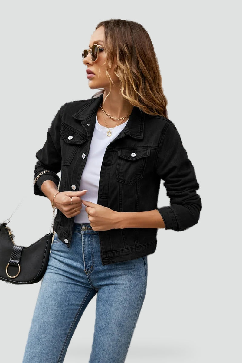 Delia classic denim jacket in blue