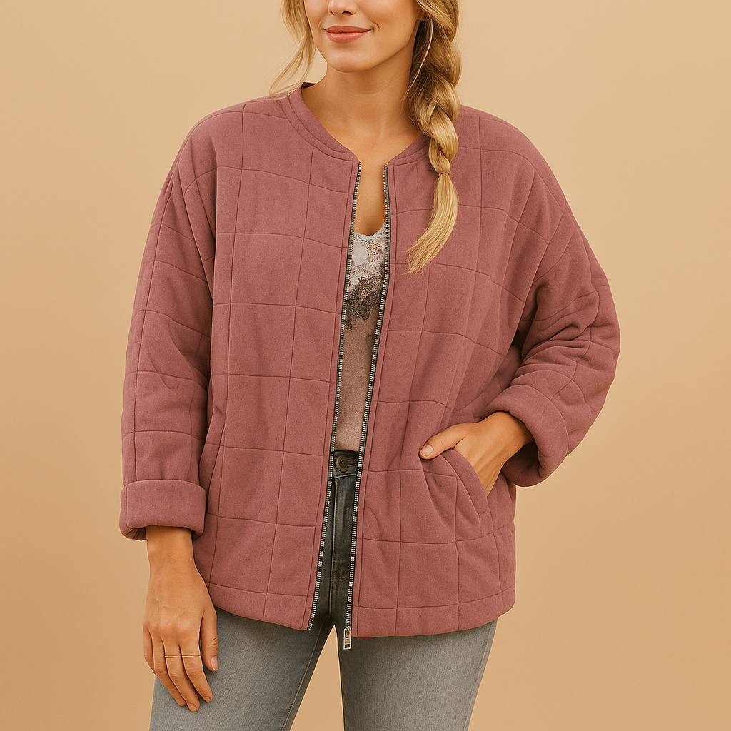 Ursula relaxed quilted jacket with side pockets – image 6