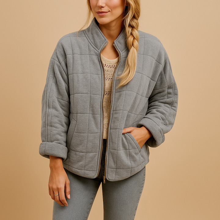 Ursula relaxed quilted jacket with side pockets – image 5