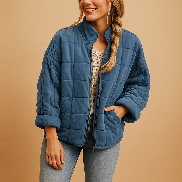 Ursula relaxed quilted jacket with side pockets – image 4