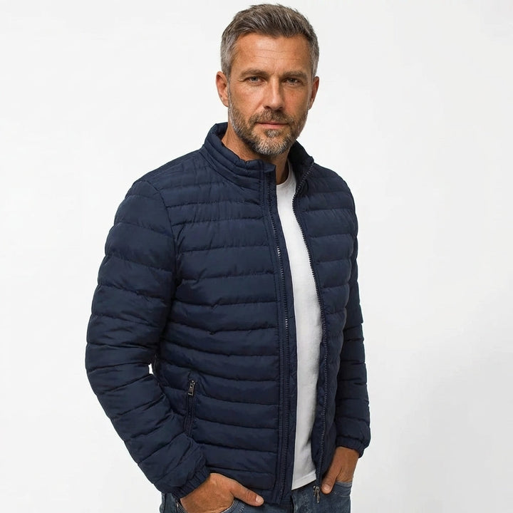 Allegra Elegant Quilted Funnel Neck Puffer Jacket - image 10