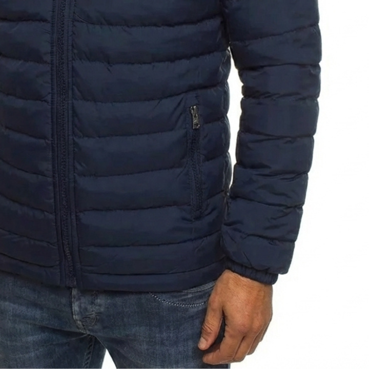 Allegra Elegant Quilted Funnel Neck Puffer Jacket - image 12