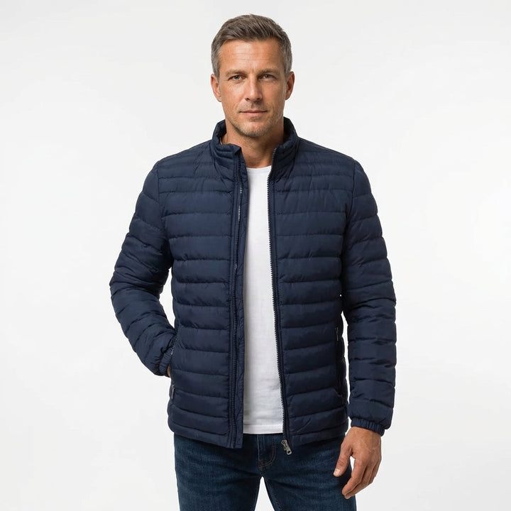 Allegra Elegant Quilted Funnel Neck Puffer Jacket - image 13